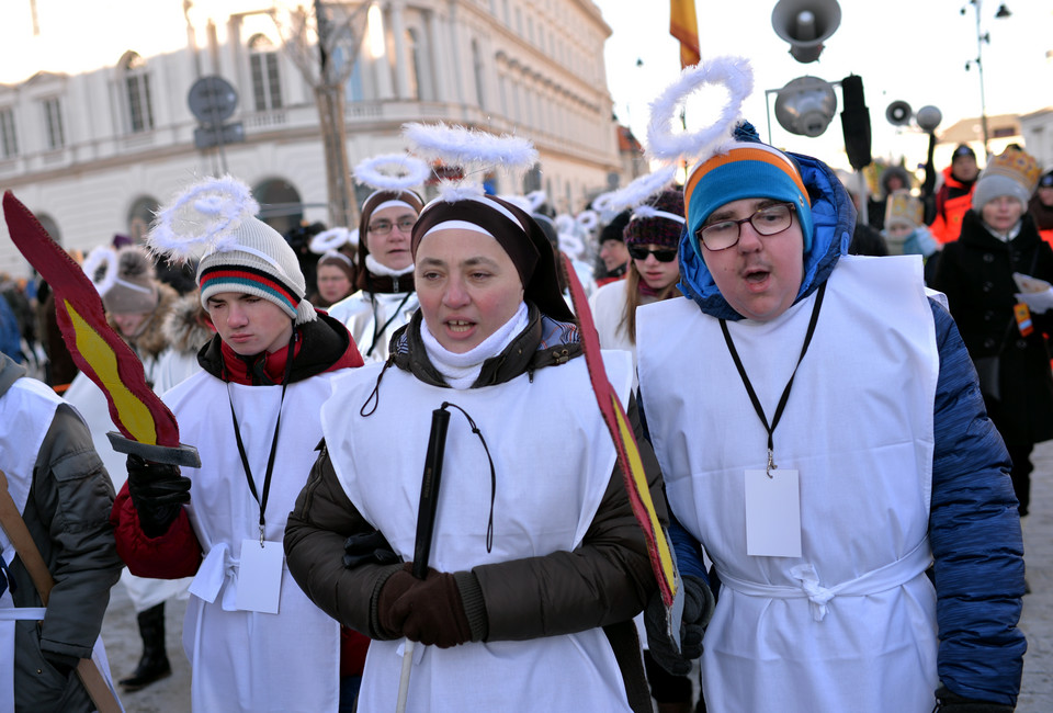 WARSZAWA ORSZAK TRZECH KRÓLI  (uczestnicy uroczystości)