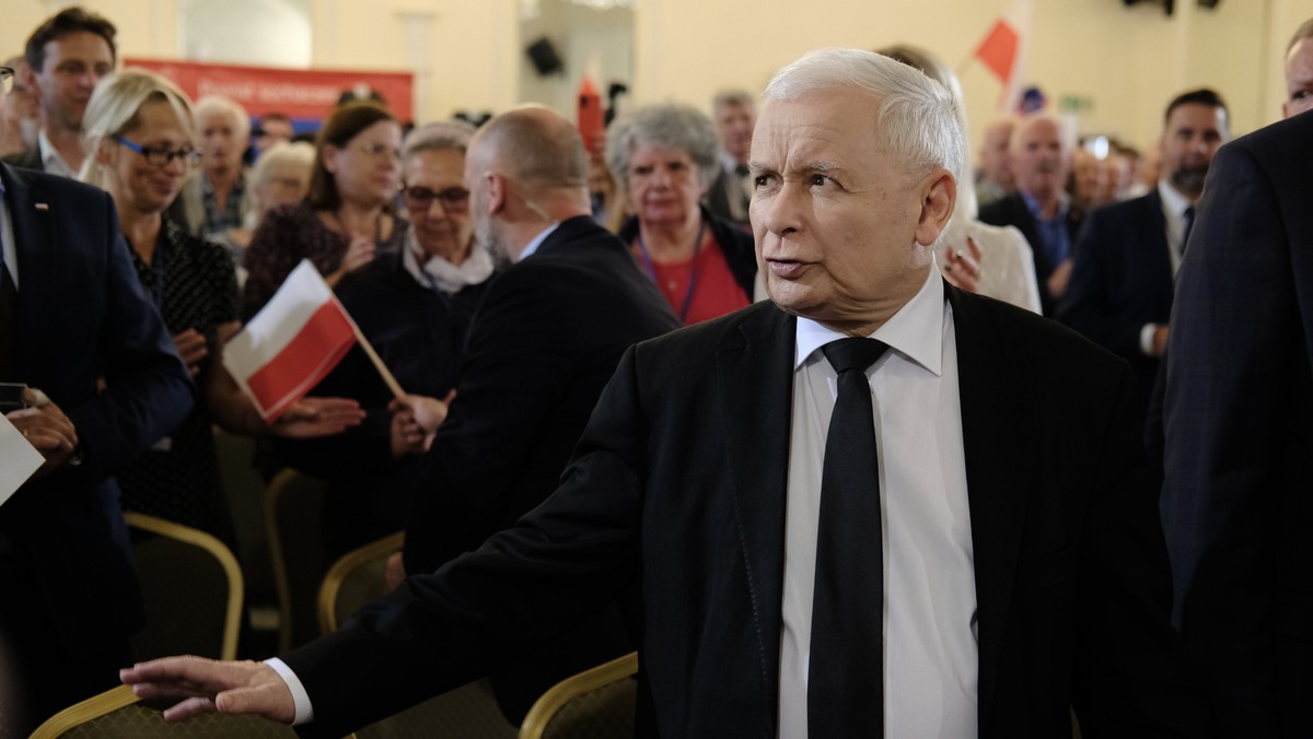 Prezes PiS Jarosław Kaczyński