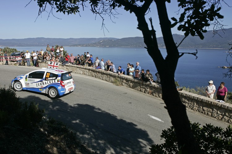 Niemiecki driver Burkart Aaron w Citroenie C2 Super 1600