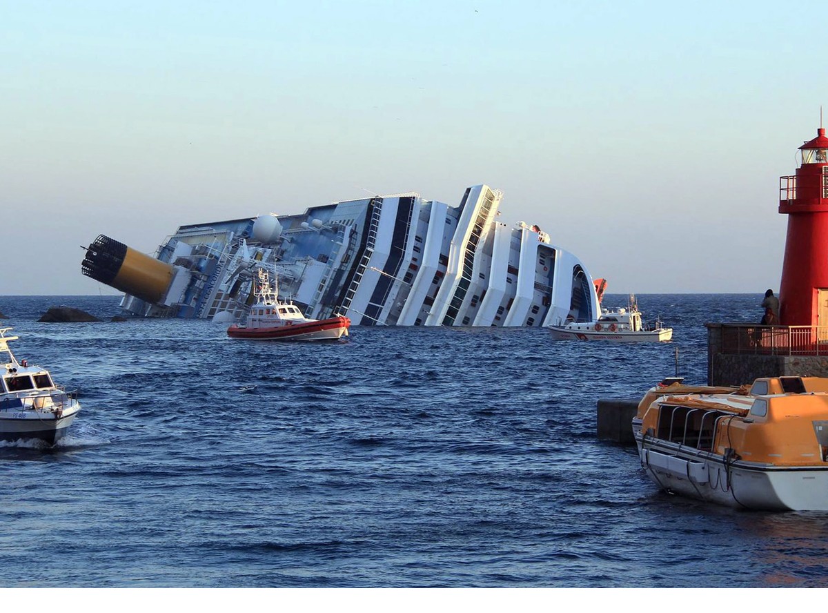 statek costa concordia wycieczkowiec