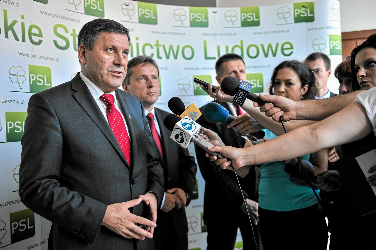 Lider PSL Janusz Piechociński