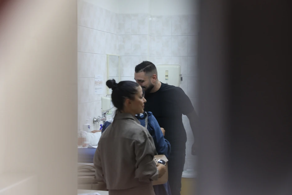 Darko Lazić u porodilištu