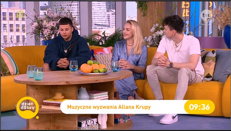 Kadr z programu "Dzień dobry TVN"