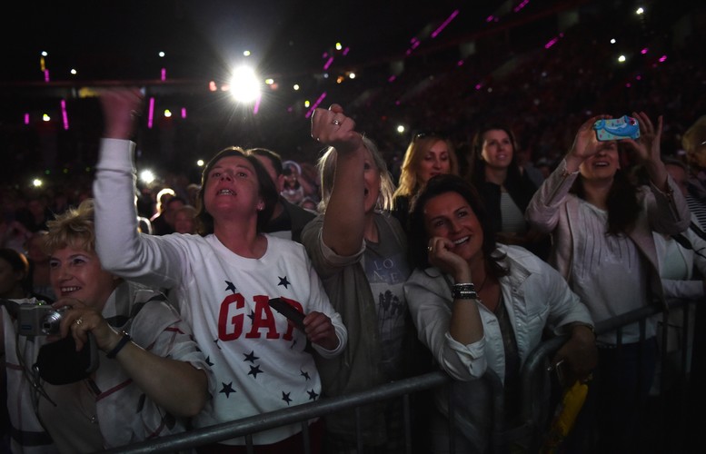 Publiczność na koncercie Rominy i Al Bano w Krakowie