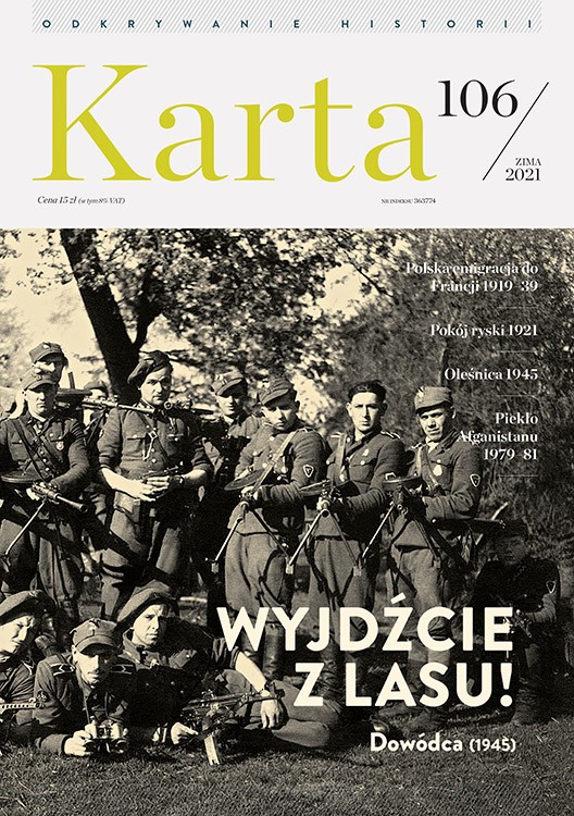 Karta nr 106 - okładka