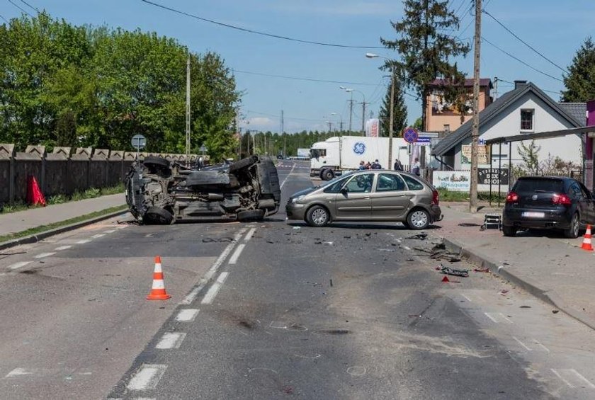 Sprawca wypadków w Ostrowi Mazowieckiej zatrzymany!