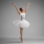 Balerina, ilustracija