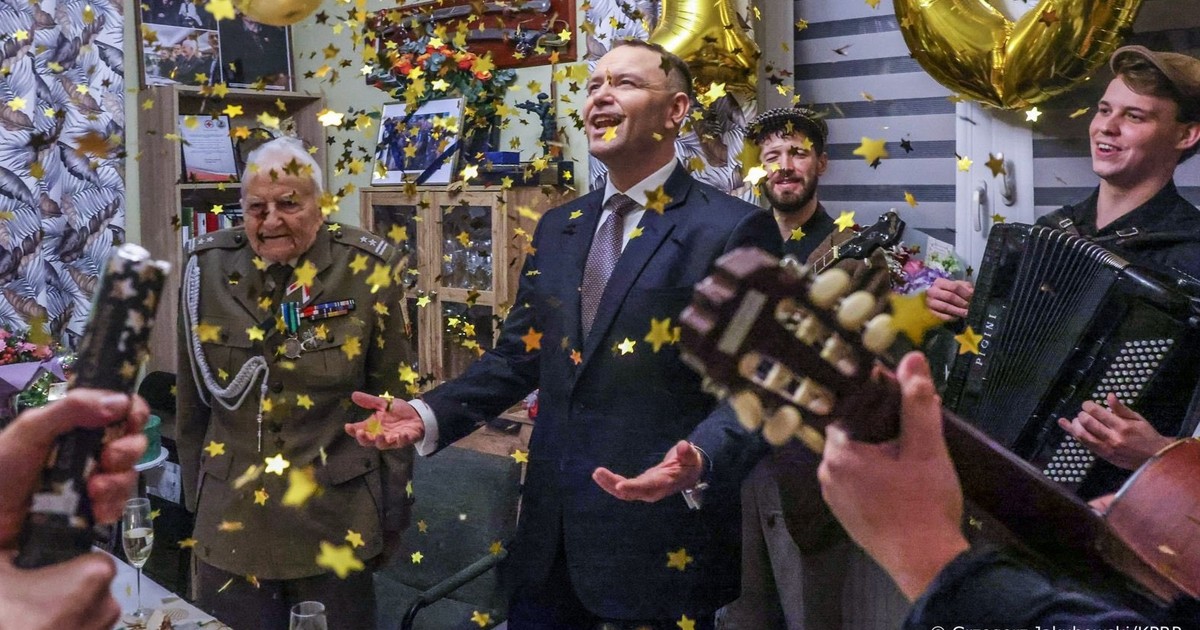 Powstaniec obchodził 101 urodziny. Był u niego Nawrocki, nie zapomniał o nim Trzaskowski