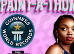 Kaffy shows support to Lola Mewu as she attempts to break Guinness World Record