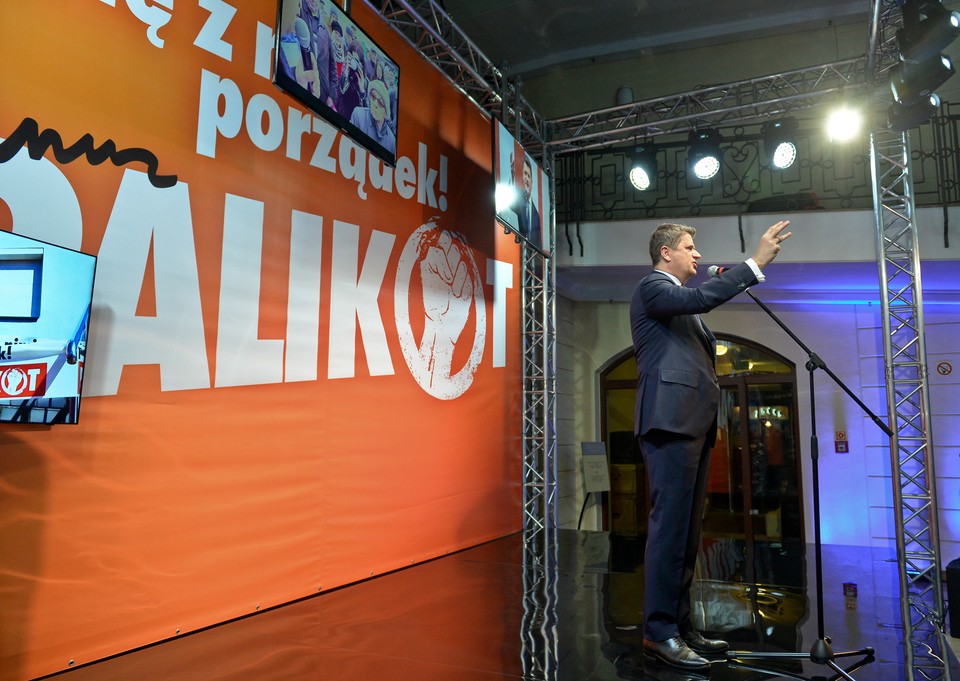 WARSZAWA WYBORY PREZYDENCKIE SZTAB PALIKOT (Janusz Palikot)