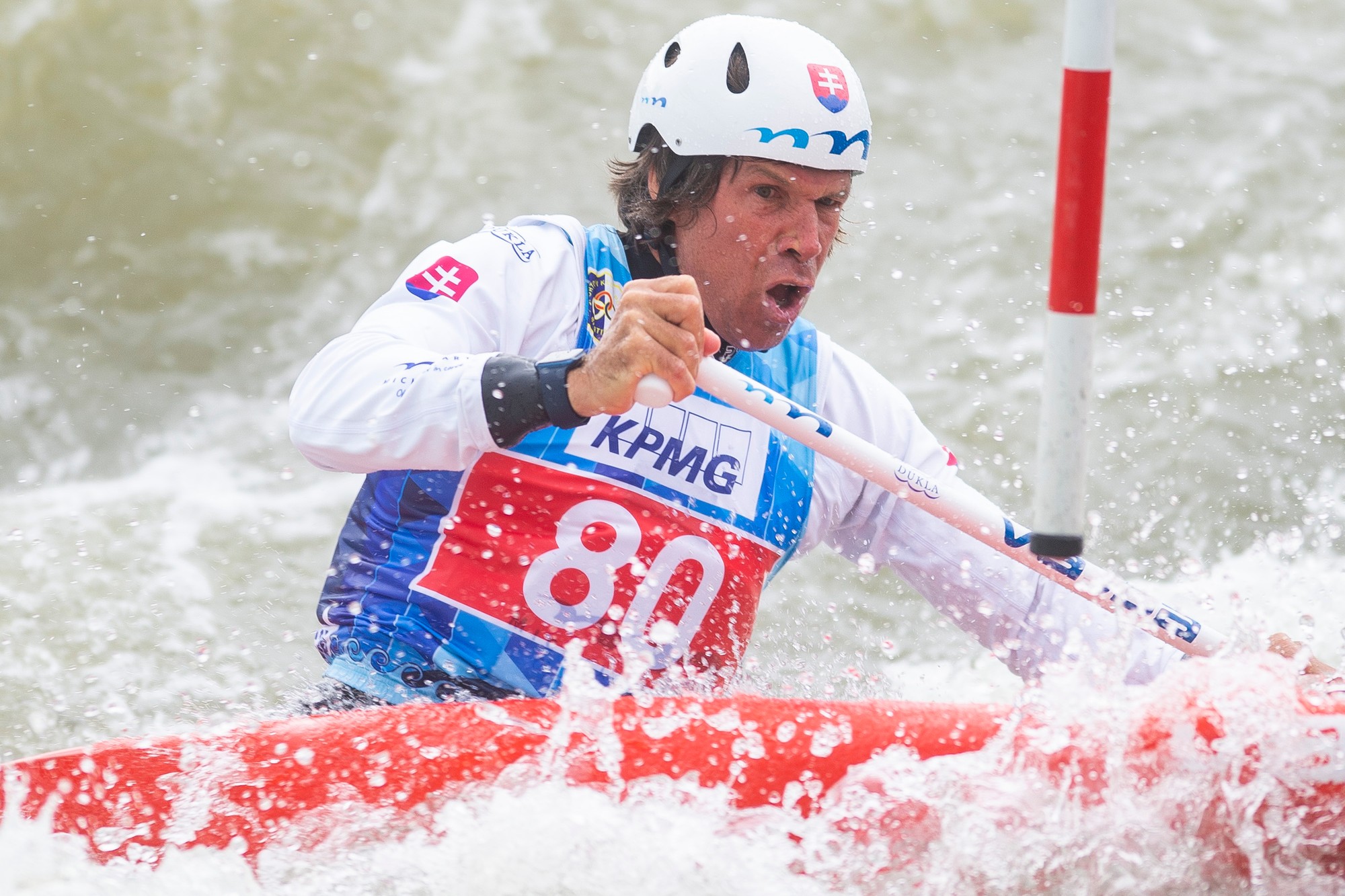 Päťnásobný olympijský medailista vo vodnom slalome Michal Martikán.