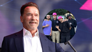 Arnold Schwarzenegger przyjął w domu grupę Ukraińców. "Inspirujecie mnie"