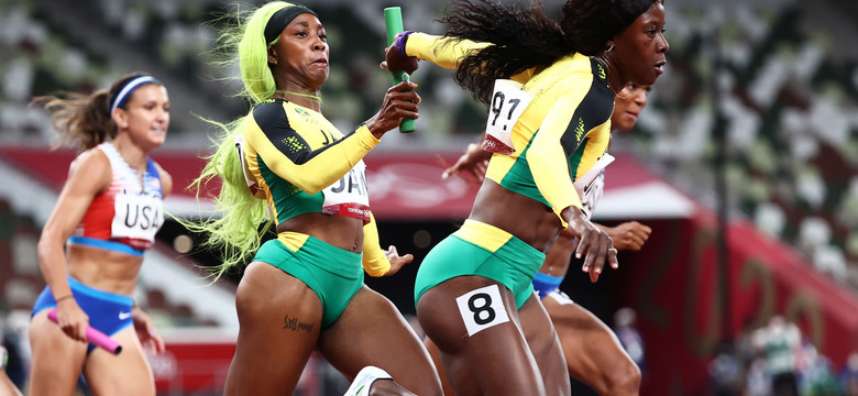 Tokio 2020: Jamajki najszybsze w sztafecie 4x100 m