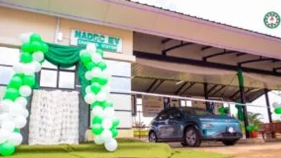 NADDC inaugurates solar powered electric vehicle charging station in UNN
