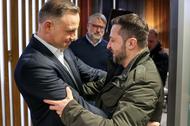 Prezydent Andrzej Duda spotkał się w Rzeszowie z prezydentem Ukrainy Wołodymyrem Zełenskim