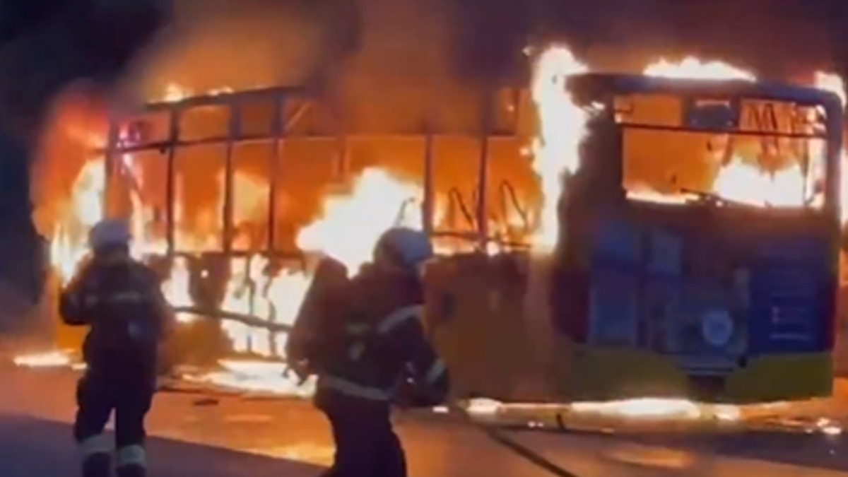 Švajcarska, autobus, požar