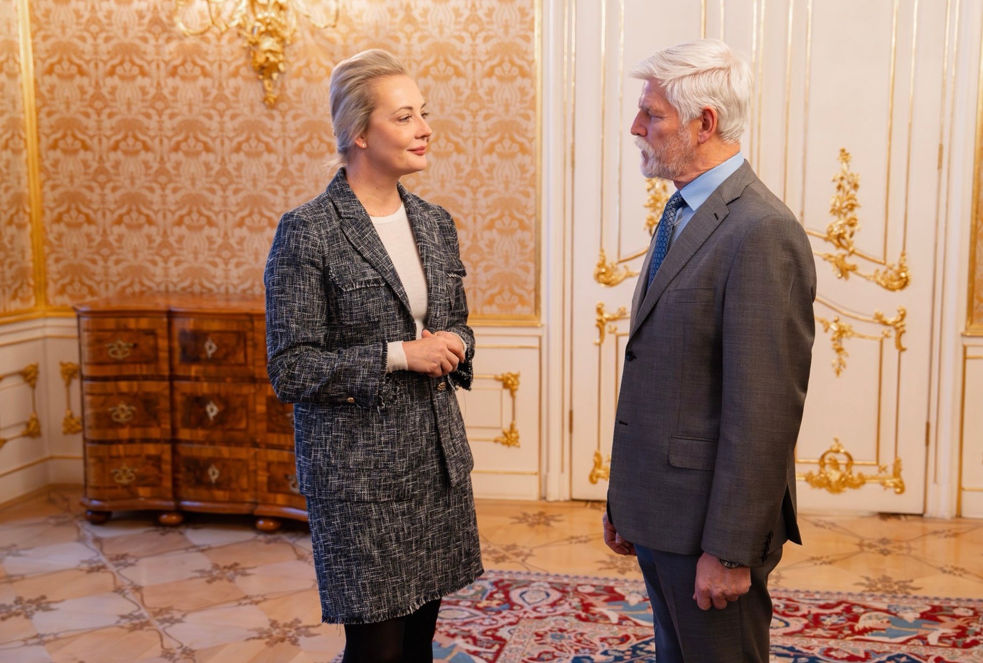  Petr Pavel prijal v utorok ruskú aktivistku Juliju Navaľnú.