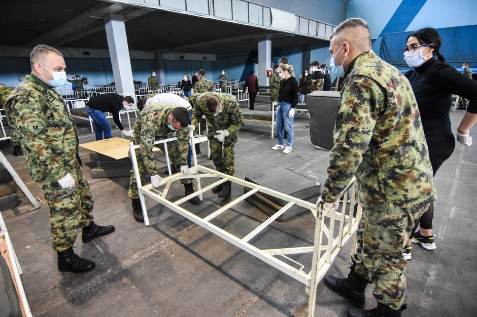 Priprema na Novosadskom sajmu