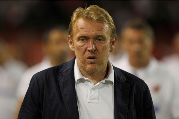 Robert Prosinečki u periodu dok je trenirao Crvenu zvezdu