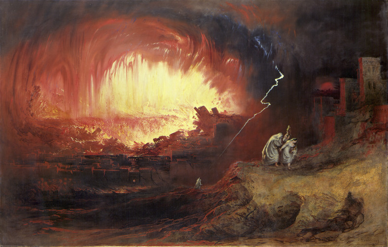 "Sodoma i Gomora", John Martin, 1852 r.
