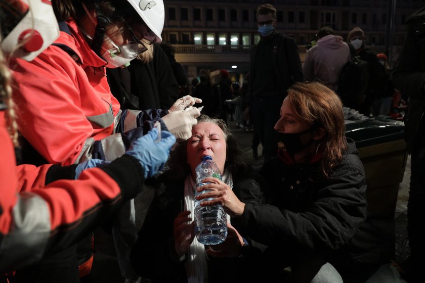 Trwają protesty w Warszawie - interweniowała policja