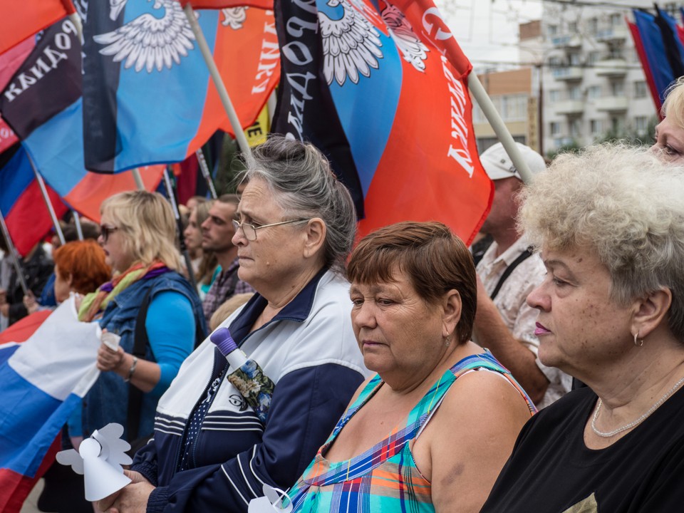 31 sierpnia 2016 roku, Donieck, plac Lenina