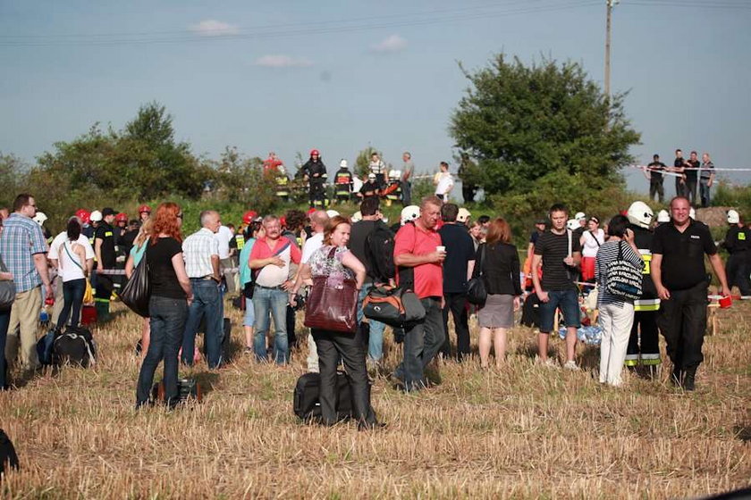 Dramatyczne relacje świadków katastrofy pociągu