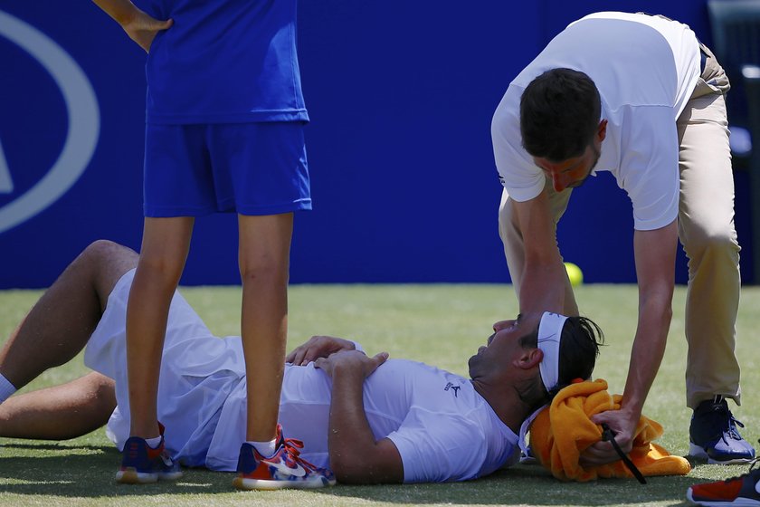 Marcos Baghdatis padł z wycieńczenia. Horror na korcie Antalya Open