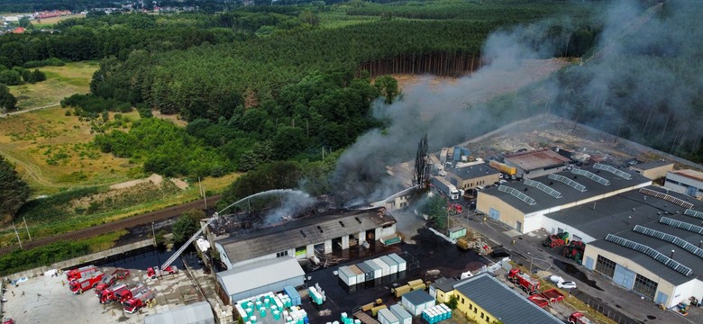 Pożar składowiska odpadów. Prezydent Zielonej Góry zabrał głos