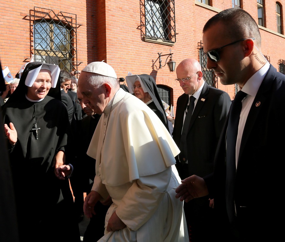 KRAKÓW ŚDM 2016 PAPIEŻ FRANCISZEK (papież Franciszek, Petra Kowalczyk)