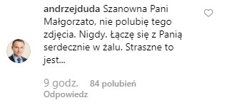 Komentarz Andrzeja Dudy 