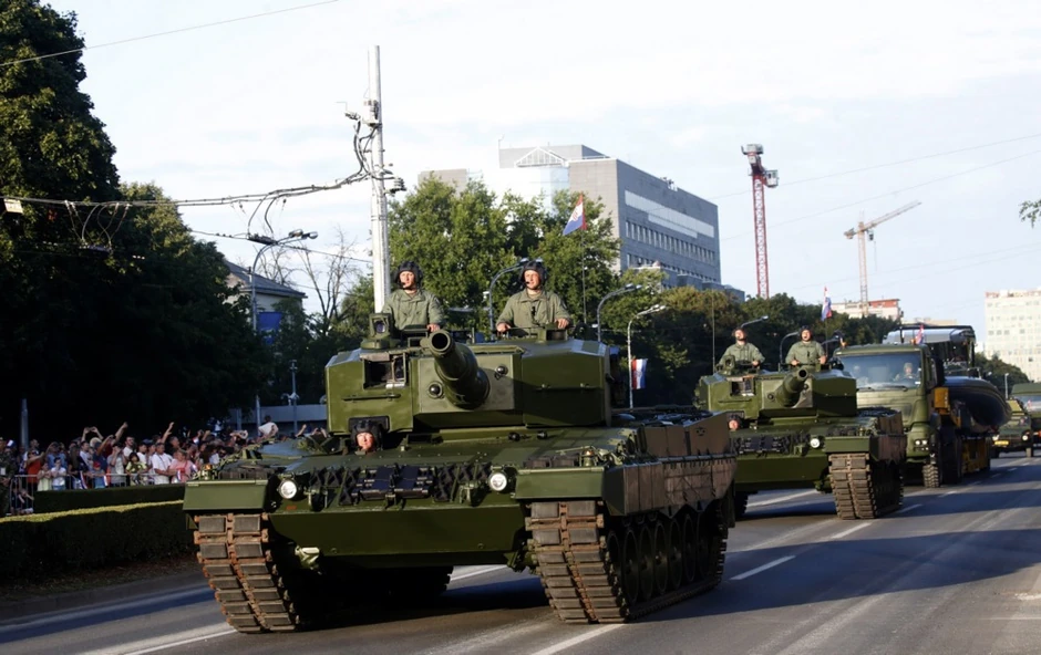 Hrvatska vojska na paradi u Zagrebu 31. jula 2025.