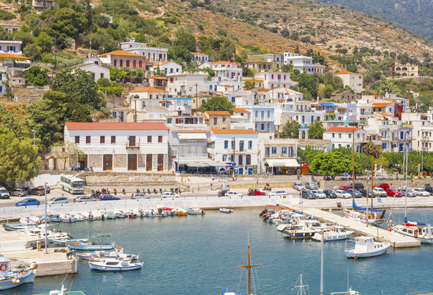 Wyspa Ikaria, miasto Agios Kirikos, Grecja