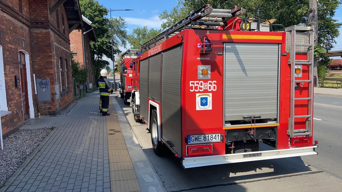 Wyciek ropy z pociągu w Wejherowie? Straż Pożarna dementuje 