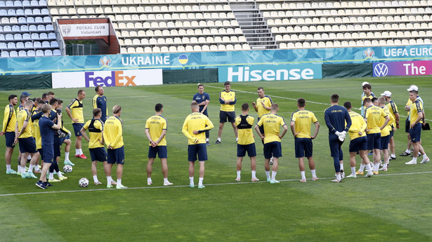 Trening ukraińskiej drużyny