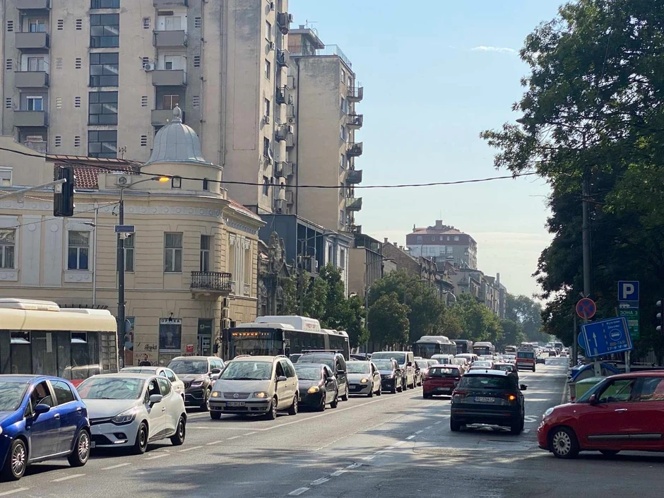 Gužve Bulevar despota Stefana