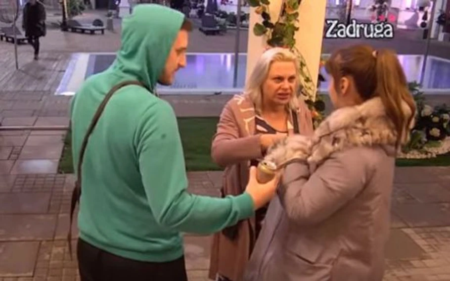 Lazar Čolić Zola, Marija i Miljana Kulić (Foto: Screenshot TV Pink)