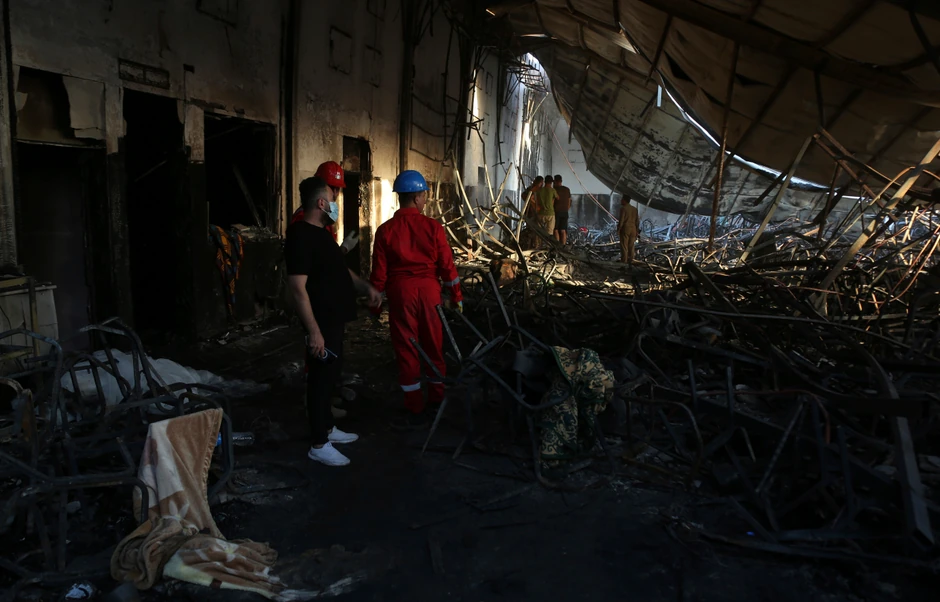 Požar na svadbi u Iraku