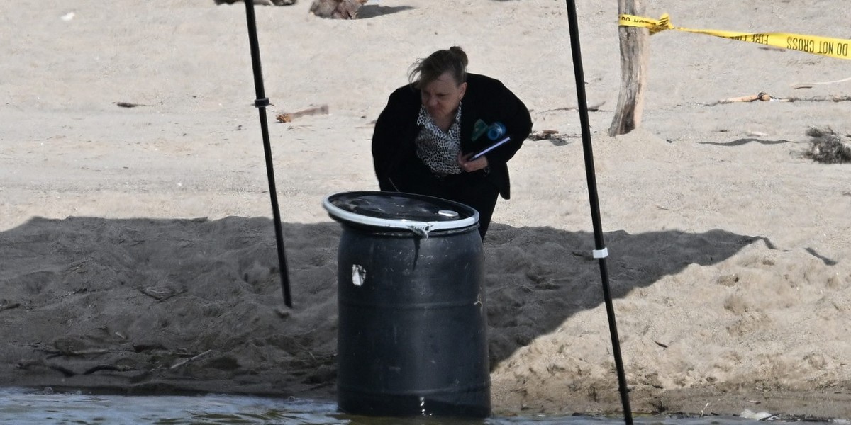 Makabryczne odkrycie na plaży. 