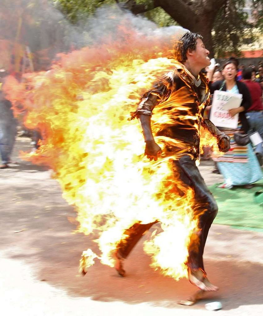 India China Tibet Protest