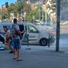 Zapalilo se vozilo kurirske službe