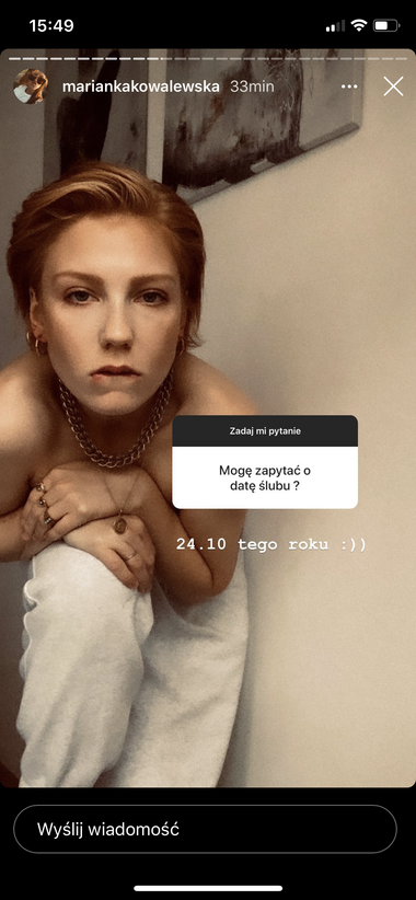 Marianna Kowalewska wyszła za mąż. Ślub gwiazdy TVN na Instagramie. ZDJĘCIA  - Plejada.pl