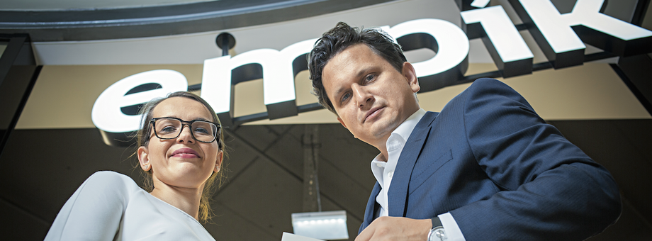Ewa szmidt-Belcarz, prezes Grupy Empik, oraz Łukasz Waszak, menedżer inwestycyjny w funduszu Penta, chcą wykorzystać silną pozycję marki Empik w Polsce