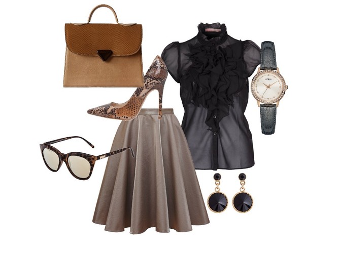 Brąz - modny akcent na jesień. STYLIZACJE