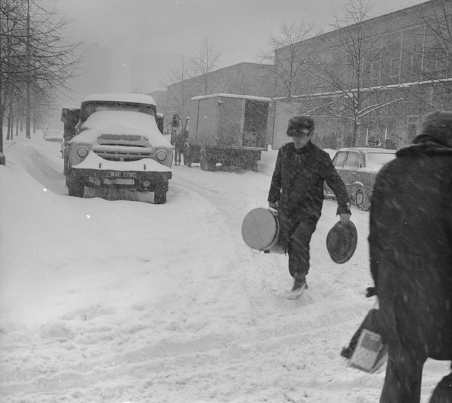 30 stycznia 1979. zima stulecia na Wierzbnie w Warszawie