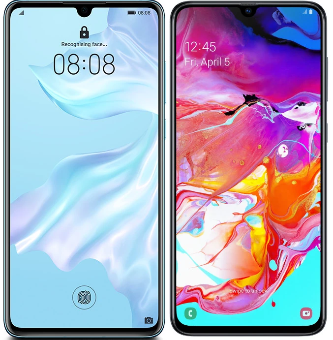 Huawei P30 i Samsung Galaxy A70