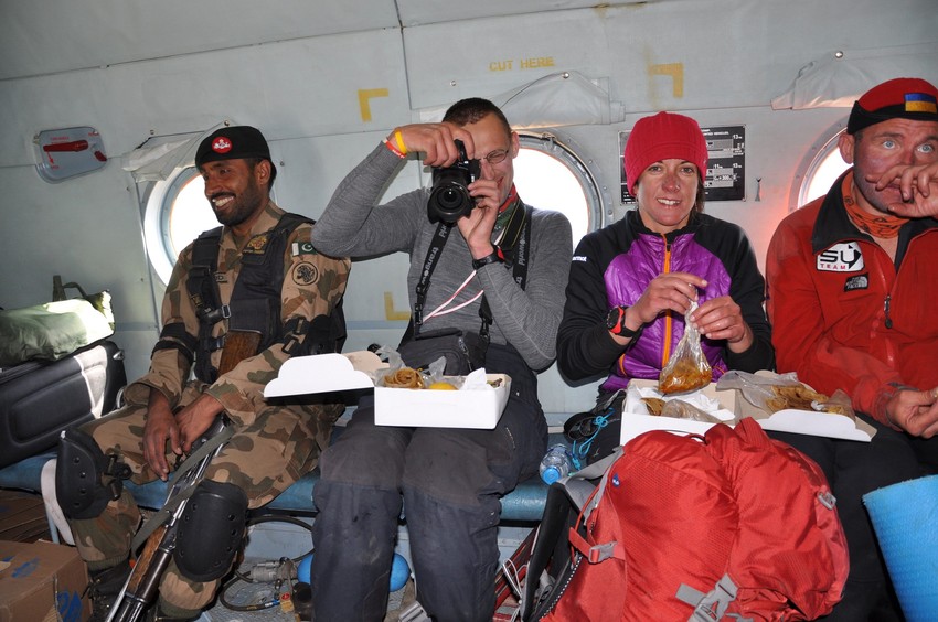 Alpinistička ekspedicija pri povratku sa Himalaja