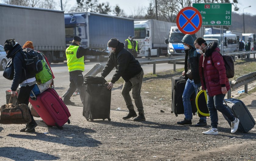 Tłumy na granicy