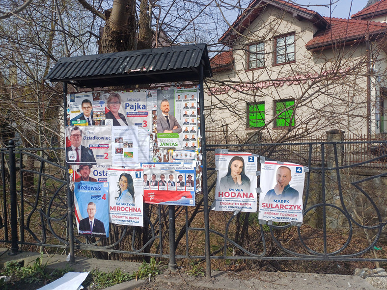 Kampania wyborcza w Pcimiu