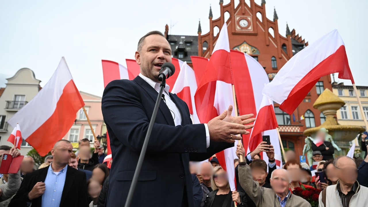 Awantura na wiecu Karola Nawrockiego. Interweniowała policja
